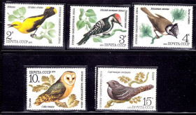 СРСР - СССР - ^/--/^ СССР  1979 г   MNH - фауна - птицы ^_^^^ СРСР 1979 MNH - фауна - птахи - фото фото фото