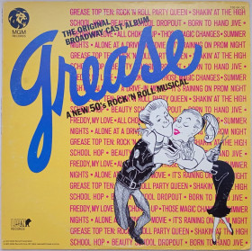 Платівки Пластинки ^/--/^ VARIOUS Grease - The Original Broadway Cast Album  LP VG-/EX ^_^^^ VARIOUS Grease - The Original Broadway Cast Album LP VG-/EX - фото фото фото