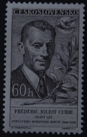 Інше Другое ^/--/^ Чехословакия Фредерик Жолио-Кюри 1959 ^_^^^ Чехословаччина Фредерік Жоліо-Кюрі 1959 - фото фото фото