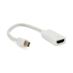 Адаптери Адаптеры ^/--/^ Конвертер mini Display Port (тато) на HDMI (мама) 10 /--/ cm, White, 4 /--/ K / 2 /--/ K, Пакет ^_^^^ Конвертер mini Display Port (папа) на HDMI (мама) 10 /--/ cm, White, 4 /--/ K/2 /--/ K, Пакет - фото фото фото