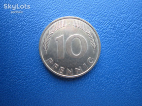 НДР, ФРН ГДР, ФРГ ^/--/^ Монета 10 пфенігів Німеччина ФРН 1992 J ^_^^^ Монета 10 пфеннигов Германия ФРГ 1992 J - фото фото фото