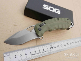 Ножі, мультітули Ножи, мультитулы ^/--/^ SоГ KIKU XR, CTS XHP - D /--/ 2 StoneWash, Micarta Green, Репліка, підшипник, Outdoor, EDC, XR - Axis Lock ^_^^^ SOG KIKU XR, CTS XHP - D /--/ 2 StoneWash, Micarta-G /--/ 10, Реплика, подшипник, Outdoor, EDC, XR - Axis Lock - фото фото фото