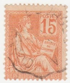 Франція Франция ^/--/^ Франция  1900  г. № 93 гашеная ^_^^^ Франція 1900 р. No 93 гашена - фото фото фото