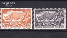 Фауна Фауна ^/--/^ Экваториальная Африка 1947 г MNH - из серии ^_^^^ Екваторіальна Африка 1947 MNH - з серії - фото фото фото