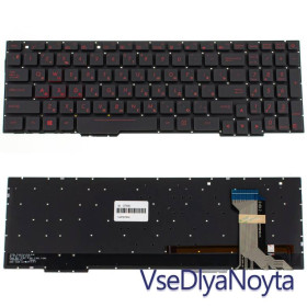 Клавіатури Клавиатуры ^/--/^ Клавиатура для ноутбука ASUS (GL /--/ 553 series) rus, black, без фрейма, подcветка клавиш ^_^^^ Клавіатура для ноутбука ASUS (GL /--/ 553 series) rus, black, без фрейму, підквітка клавіш - фото фото фото