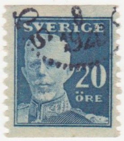 Скандинавія Скандинавия ^/--/^ Швеция 1920 г. №  131 гашеная ^_^^^ Швеція 1920 р. No 131 гашена - фото фото фото