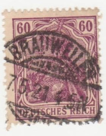 Веймарська республіка Веймарская республика ^/--/^ Германия    ( Рейх) 1905 г. №  90 гашеная ^_^^^ Німеччина (Рейх) 1905 р. No 90 гашена - фото фото фото
