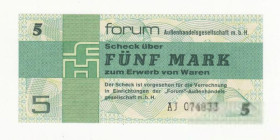 Німеччина Германия ^/--/^ ГДР 5 марок 1979 Форум валютный сертификат ^_^^^ ГДР 5 марок 1979 Форум валютний сертифікат - фото фото фото