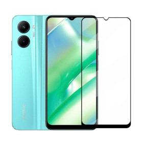 Чохли, бампера Чехлы, бампера ^/--/^ Захисне скло LUX для Realme C /--/ 33 Full Сover чорний 0,3 мм в упаковці ^_^^^ Защитное стекло LUX для Realme C /--/ 33 Full Сover черный 0,3 мм в упаковке - фото фото фото