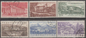 Чехословаччина Чехословакия ^/--/^ Чехословакия Чехословаччина 1958 курорты санатории серия ^_^^^ Чехословаччина 1958 курорти санаторії серія - фото фото фото