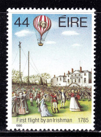 Транспорт Транспорт ^/--/^ Авиация . Ирландия 1985 г  MNH -  воздушный шар ^_^^^ 1985 — Ірландія — повітряна куля - фото фото фото