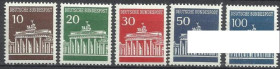 НДР, ФРН ГДР, ФРГ ^/--/^ ФРГ 1966 архитектура Бранденбургские ворота 5 /--/ м. ^_^^^ ФРН 1966 архітектура Бранденбурзькі ворота 5 /--/ м. - фото фото фото