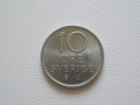 Швеція Швеция ^/--/^ Швеция 10 эре 1973 года #9519 ^_^^^ Швеція 10 ери 1973 року #9519 - фото фото фото
