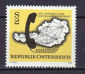 Транспорт Транспорт ^/--/^ Техника / Транспорт  .  Австрия 1972 г  MNH - телефон ^_^^^ Техніка / Транспорт . Австрія 1972 MNH - телефон - фото фото фото