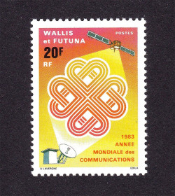 Освоєння космосу Освоение космоса ^/--/^ Космос .  Уолис и Футуна  1983 г MNH - связь ^_^^^ Уоліс і Футуна 1983 MNH - зв'язок - фото фото фото