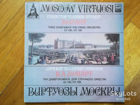 Платівки Пластинки ^/--/^ В. А. Моцарт-Три дивертисмента для струнного оркестра-Виртуозы Москвы  (1)-Ex.+, Мелодия ^_^^^ В. А. Моцарт-Три дивертисменти для струнного оркестру-Віртуози Москви (1)-Ex.+, Мелодія - фото фото фото