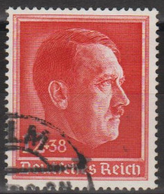 Третій Рейх (-) Третий Рейх (-) ^/--/^ 1938 - Рейх - 49 років Гітлера Mi.664  _3,50 € ^_^^^ 1938 — Рейх — 49 лет Гитлера Mi.664 _3,50 € - фото фото фото