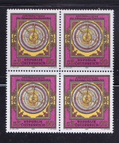 Європа Европа ^/--/^ ZM Австрия  1984 г   MNH - квартблок ^_^^^ ZM Австрія 1984 MNH - квартблок - фото фото фото