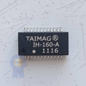 Мікросхеми Микросхемы ^/--/^ Микросхема IH-160-A ( Трансформатор LAN ) - Оригинал Демонтаж ^_^^^ Мікросхема IH-160-A (Трансформатор LAN) - Оригінал Демонтаж - фото фото фото