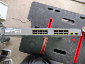 Комутатори, Світчі Коммутаторы, Свитчи ^/--/^ Коммутатор Cisco Catalyst 3750 PoE-24 WS-C /--/ 3750-24 /--/ PS-S V /--/ 05 24-port № 26040963 ^_^^^ Комутатор Cisco Catalyst 3750 PoE-24 WS-C /--/ 3750-24 /--/ PS-S V /--/ 05 24-port No 26040963 - фото фото фото