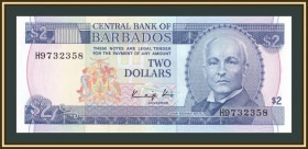 Карибський басейн Карибский бассейн ^/--/^ Барбадос 2 доллара 1986 P-36 UNC ^_^^^ Барбадос 2 долара 1986 P-36 UNC - фото фото фото