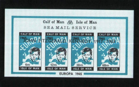 Великобританія Великобритания ^/--/^ ZM  GB Man / Мэн 1965 г MNH - JFK ^_^^^ ZM GB Man 1965 MNH - JFK - фото фото фото