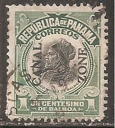 Центральна Америка Центральная Америка ^/--/^ Зона Панамского канала 1913 Sc.38 гаш. ^_^^^ Зона Панамського каналу 1913 Sc.38 гаш. - фото фото фото