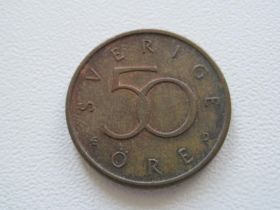 Швеція Швеция ^/--/^ Швеция 50 эре 1992 года D #16742 ^_^^^ Швеція 50 ере 1992 D #16742 - фото фото фото