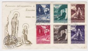 Тематичні колекції Тематические коллекции ^/--/^ Искусство  Ватикан  1958 г - КПД - СГ - полная серия марок - 2 /--/ а скана ^_^^^ Мистецтво Ватикан 1958 р - ККД - СГ - повна серія марок - 2 /--/ а скана - фото фото фото