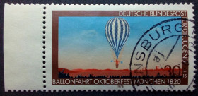 НДР, ФРН ГДР, ФРГ ^/--/^ Германия 1978 Авиация, дирижабль 30 Pfg, из серии, гашеная ^_^^^ Німеччина 1978 Авіація, дирижабль 30 Pfg, з серії, гашена - фото фото фото