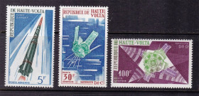Освоєння космосу Освоение космоса ^/--/^ Космос .  Верхняя Вольта / DHV 1967 г  MNH - ^_^^^ Верхня Вольта / DHV 1967 MNH - фото фото фото