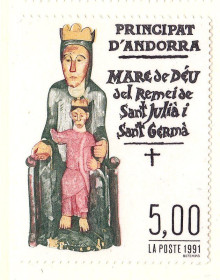 Малі Держави Європи Малые Государства Европы ^/--/^ ZM Андорра 1991 г MNH - ^_^^^ ZM Андорра 1991 MNH - фото фото фото