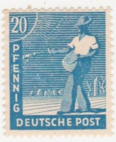 Інше Другое ^/--/^ Германия    ( Союзническая оккупационная зона) 1947 г. №  35 ** ^_^^^ Німеччина (Союзницька окупаційна зона) 1947 р. No 35 ** - фото фото фото