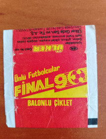 Вкладиші від жуйок Вкладыши от жвачек ^/--/^ Обгортка жуйки &amp;quot;Final 90&amp;quot;. ^_^^^ Обертка жвачки &amp;quot; Final 90&amp;quot; - фото фото фото