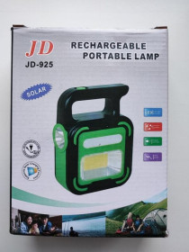 Ліхтарі, ліхтарики Фонари, фонарики ^/--/^ Ліхтарик акумуляторний jd-925 із сонячною панеллю ^_^^^ Фонтарик аккумуляторный jd-925 с солнечной панелью - фото фото фото