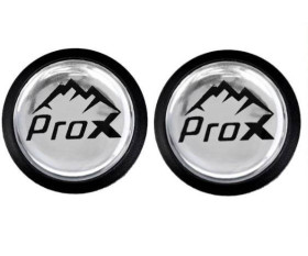 Рулі, виноси, гріпси Рули, выносы, грипсы ^/--/^ Заглушки в кермо ProX пара, пластик (C-C-0246) ^_^^^ Заглушки в руль ProX пара, пластик (C-C-0246) - фото фото фото