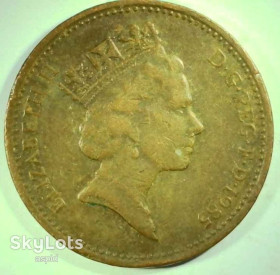 Єлизавета II (після ) Елизавета II (после ) ^/--/^ Великобритания 1 пенни, 1985 №143 ^_^^^ Велика Британія 1 пенні, 1985 No 143 - фото фото фото