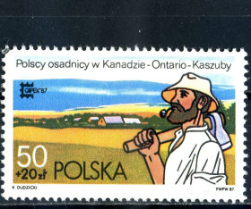 Польща Польша ^/--/^ Польша. Диаспора в Канаде. Филвыставка  (серии) 1987 г. ^_^^^ Польща. Діаспора в Канаді. Філвиставка (серії) 1987 р. - фото фото фото