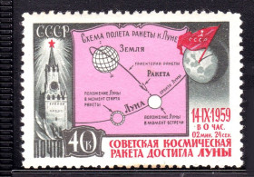 СРСР - СССР - ^/--/^ СССР  1959  г   MNH - космос - ракета ^_^^^ СРСР 1959 MNH - космос - ракета - фото фото фото