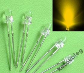 Світлодіоди Светодиоды ^/--/^ 3 мм LED Светодиод Желтый 10-шт ^_^^^ Жовтий 10-шт - фото фото фото