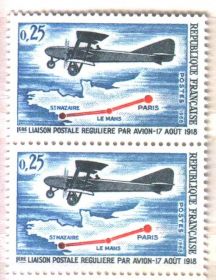 Транспорт Транспорт ^/--/^ Авиация . Франция  подборка №2 MNH - 3 скана - 4 марки ^_^^^ Франція добірка No /--/ 2 MNH - 6 сканів - 7 марок - фото фото фото