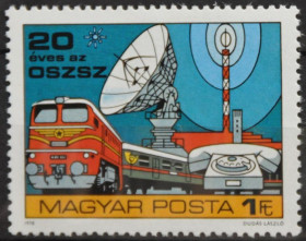 Інше Другое ^/--/^ Венгрия Космос Антенна Интерспутник ЖД Транспорт 1978 ^_^^^ Угорщина Космос Антенна Інтерсупутник ЖД Транспорт 1978 - фото фото фото