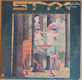 Платівки Пластинки ^/--/^ Styx – The Grand Illusion  (A&amp;M Records – SLAM 64637, Italy) inner sleeve VG+/NM- ^_^^^ Styx – The Grand Illusion (A&amp;M Records – SLAM 64637, Italy) inner sleeve VG+/NM- - фото фото фото