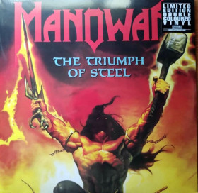 Платівки Пластинки ^/--/^ Manowar - The Triumph Of Steel - 1992.  (2 /--/ LP). Colour Vinyl. France. S/S. ^_^^^ Manowar — The Triumph Of Steel — 1992. (2 /--/ LP). Colour Vinyl. France. S/S. - фото фото фото