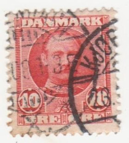 Скандинавія Скандинавия ^/--/^ Дания 1907 г..№ 55 гашеная ^_^^^ Данія 1907 р. No 55 гашена - фото фото фото