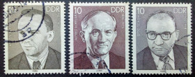 НДР, ФРН ГДР, ФРГ ^/--/^ ГДР 1985 Персоналии, гашеные ^_^^^ НДР 1985 Персоналії, гашені - фото фото фото