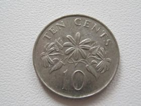 Сінгапур Сингапур ^/--/^ Сингапур 10 центов 1991 года #16227 ^_^^^ Сінгапур 10 центів 1991 року #16227 - фото фото фото