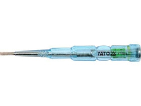 Тестери, мультиметри Тестеры, мультиметры ^/--/^ Индикатор пробник LED 70-250 /--/ V YATO YT-2864 ^_^^^ Індикатор вивертка пробник LED 70-250 /--/ V YATO Польща YT-2864 - фото фото фото