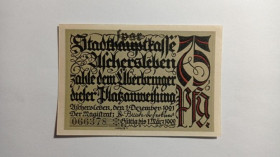 Інше Другое ^/--/^ Німеччина. Нотгельд. 75 пфенігів. 1921. ^_^^^ Германия. Нотгельд. 75 пфеннигов. 1921. - фото фото фото