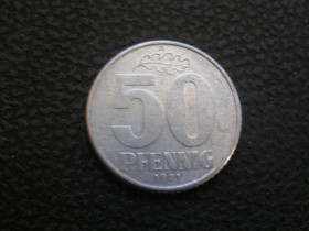 НДР, ФРН ГДР, ФРГ ^/--/^ 50 пфенингов 1971 г А. ГДР. ^_^^^ 50 пфенінгів 1971 р А. НДР. - фото фото фото